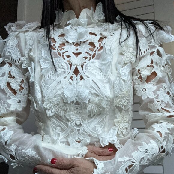 Zimmerman Butterfly Lace Top - Picture 4 of 8